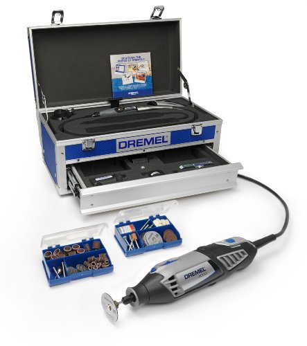 Dremel Platinum Edition 4000-6/128 Corded Multitool (175 W), 6 Attachments, 128 Accessories