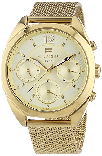 Tommy Hilfiger Watches Damen-Armbanduhr MIA Analog Quarz Edelstahl beschichtet 1781488