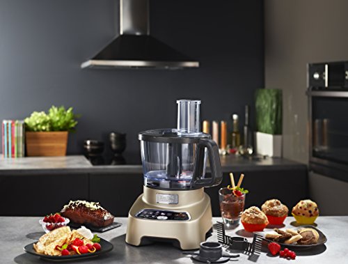 Tefal DO826H40 DoubleForce Pro Digital Multifunction Food Processor, 1000W, Premium Silver & Dark Grey