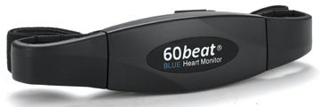 60beat Heart Rate Monitor for iPhone, Android & ANT Plus Devices, Blue