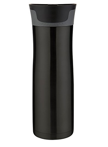 Contigo AUTOSEAL West Loop Vacuum Insulated Stainless Steel Travel Mug with Easy Clean Lid, 20oz, Black