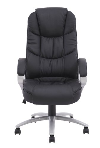 BestOffice Ergonomic PU Leather High Back Office Chair, Black