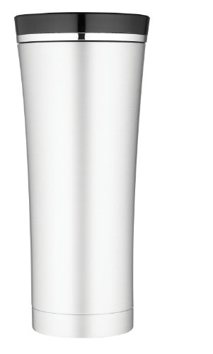 Thermos 16 Ounce Vacuum Insulated Travel Mug, Stainless Steel