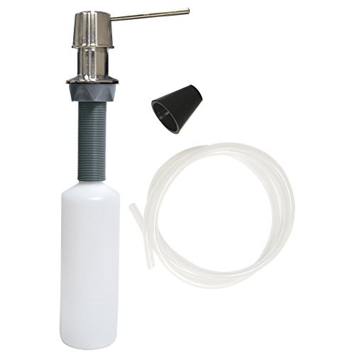 Danco 10039 Microban Straight Soap Dispenser, Brushed Nickel