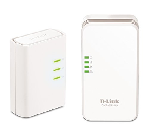 D-Link PowerLine AV+ Network and Wi-Fi Extender Mini Adapter Kit (DHP-W311AV)