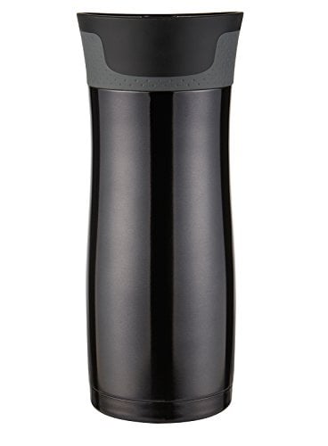 Contigo AUTOSEAL West Loop Vacuum Insulated Stainless Steel Travel Mug with Easy-Clean Lid, 16oz, Black