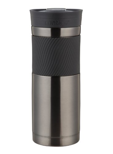 Contigo SnapSeal Byron Vacuum Insulated Stainless Steel Travel Mug, 20oz, Gunmetal