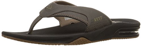 Reef Men's Fanning Sandal, Vintage Brown, 11 M US