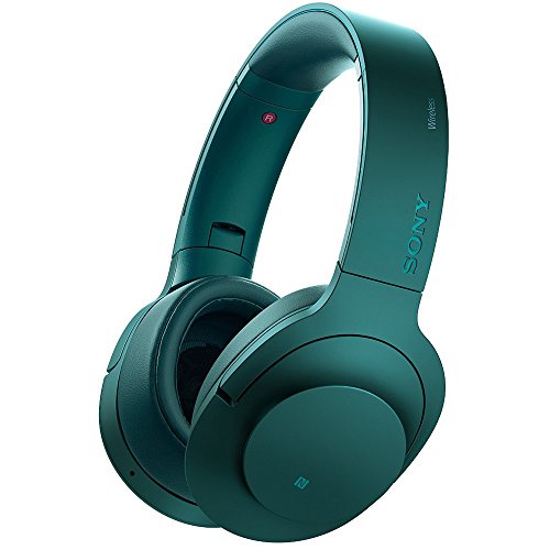 Sony H.ear on Wireless Noise Cancelling Headphone, Viridian Blue (MDR100ABN/L)