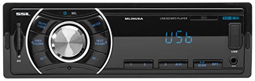 SOUND STORM ML39USA Single-DIN MECH-LESS Multimedia Player (no CD or DVD), Receiver
