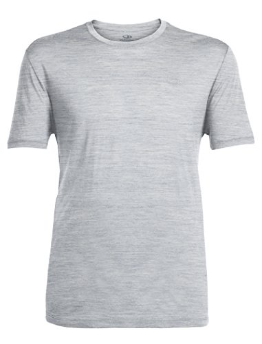 Icebreaker Men's Tech T Lite Short Sleeve T-Shirt, Metro, Medium