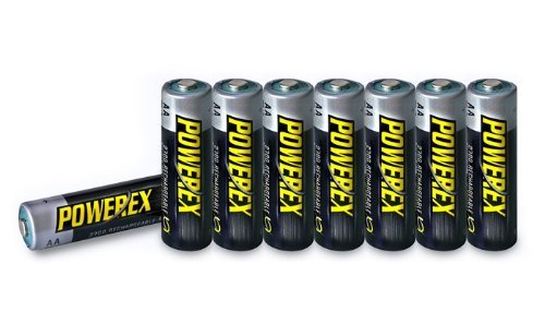 Powerex MH-8AA270-BH Powerex AA 2700mAh 8-Pack Rechargeable Batteries