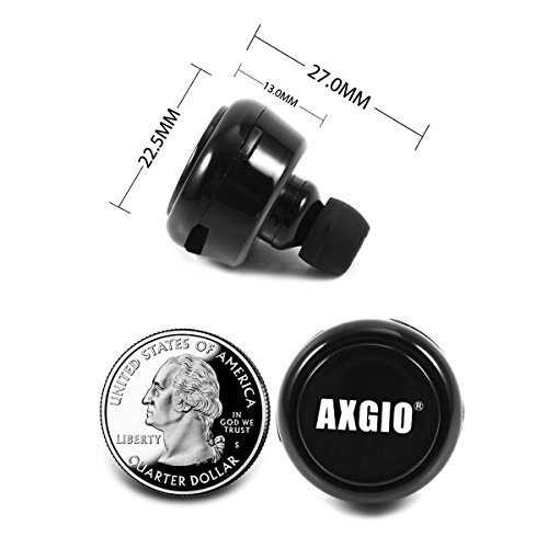 AXGIO Mini Pro Minimal Bluetooth Earbud Headset with Mic for Apple iPhone 6, 6 Plus, 5S, 5c, 5, 4S, 4 and Android Smart Phones - Black