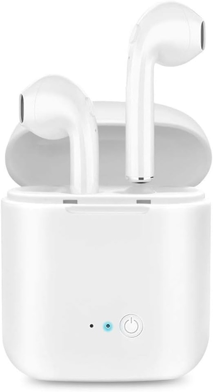 Amazon.com: Earbuds Earphones Stereo Sports Headphons Earbuds Noise Cancelling and Waterproof Headsets with Built-in Mic Portable Charging Case-White (White): Musical Instruments