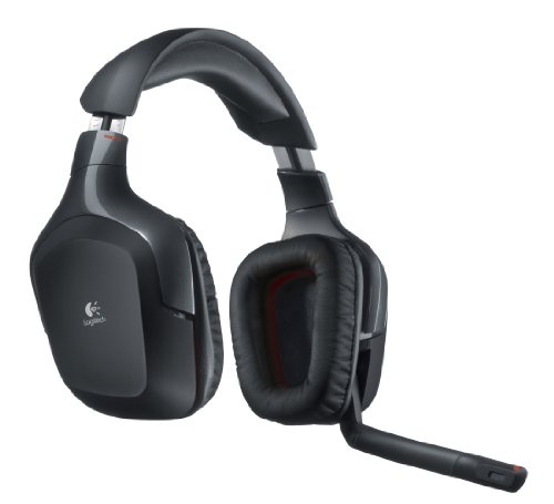 Logitech Wireless Gaming Headset G930 with 7.1 Surround Sound, Wireless Headphones with Microphone