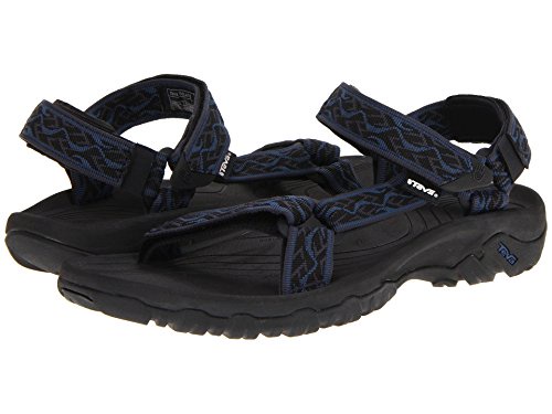 Teva Men's Hurricane XLT Sandal - Wavy Trail/Insignia Blue Size 10