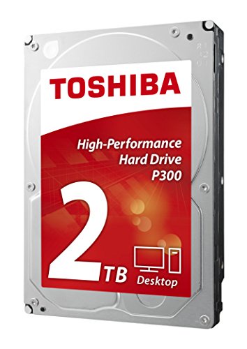 Toshiba P300 2TB Desktop 3.5 Inch SATA 6Gb/s 7200rpm Internal Hard Drive