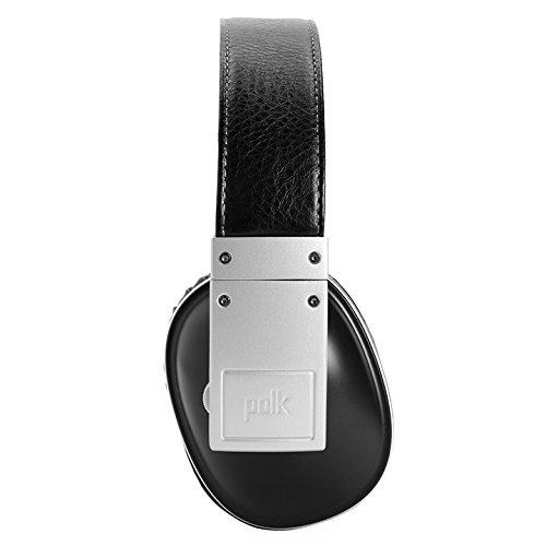 Polk Audio Buckle Headphones - Black/Silver - with 3 button control and microphone