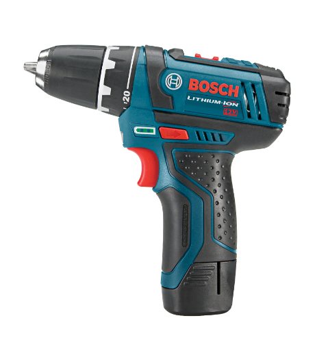 Bosch CLPK22-120 12-Volt Lithium-Ion 2-Tool Combo Kit (Drill/Driver and Impact Driver) with 2 Batteries, Charger and Case
