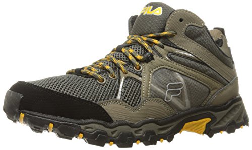 Fila Men's Vicarious Walking Shoe, Medium Brown/Walnut/Gold Fusion, 8 M US