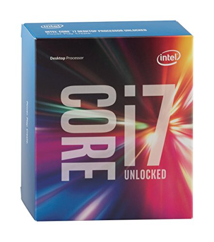Intel Core i7 6700K 4.00 GHz Unlocked Quad Core Skylake Desktop Processor, Socket LGA 1151 [BX80662I76700K]