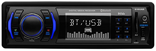 BOSS Audio 616UAB Single Din, Bluetooth, MP3/USB/SD AM/FM Car Stereo, Wireless Remote