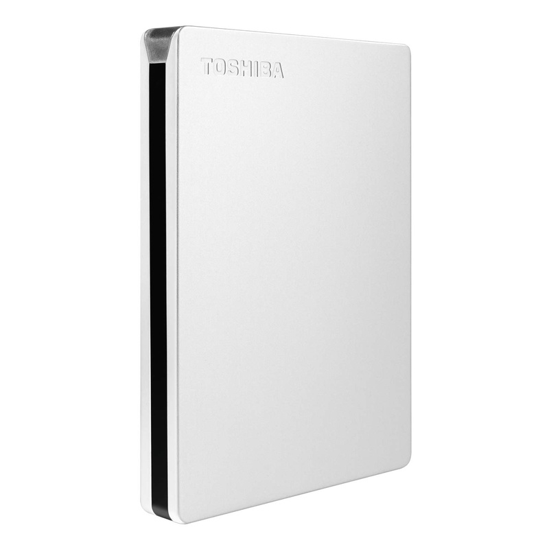 Amazon.com: Toshiba Canvio Slim 2TB Portable External Hard Drive USB 3.0, Silver (HDTD320XS3EA): Computers & Accessories