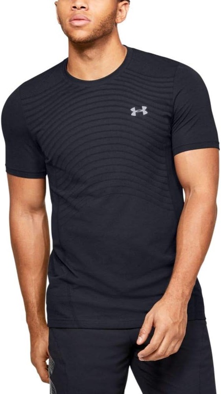 Amazon.com : Under Armour Men's Seamless Novelty Short Sleeve T-Shirt, Black (001)/Mod Gray, Large : Clothing
