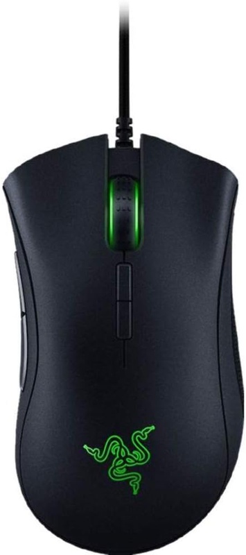 Amazon.com: Razer DeathAdder Elite Gaming Mouse: 16,000 DPI Optical Sensor - Chroma RGB Lighting - 7 Programmable Buttons - Mechanical Switches - Rubber Side Grips - Matte Black: Computers & Accessories