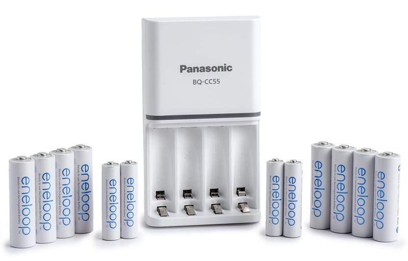 Amazon.com: Panasonic eneloop Power Pack; 8AA, 4AAA, and Advanced Battery 3 Hour Quick Charger: Electronics