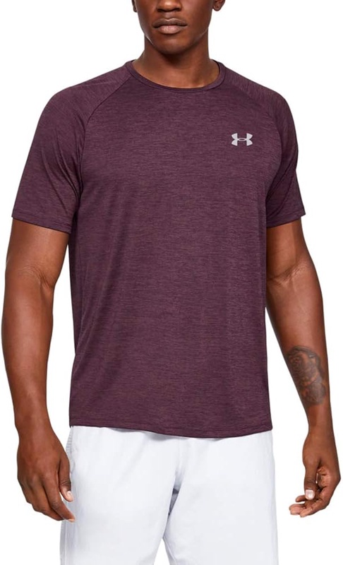 Amazon.com: Under Armour Men's Tech 2.0 Short Sleeve T-Shirt, Kinetic Purple (520)/Mod Gray, Medium: Clothing