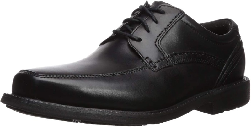Amazon.com | Rockport Men's Style Leader 2 Apron Toe Black Waxed Calf 12 M (D)-12 M | Oxfords