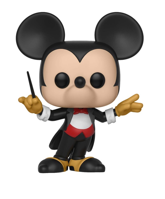 Amazon.com: Funko Pop Disney: Mickey's 90Th - Conductor Mickey Collectible Figure, Multicolor: Toys & Games