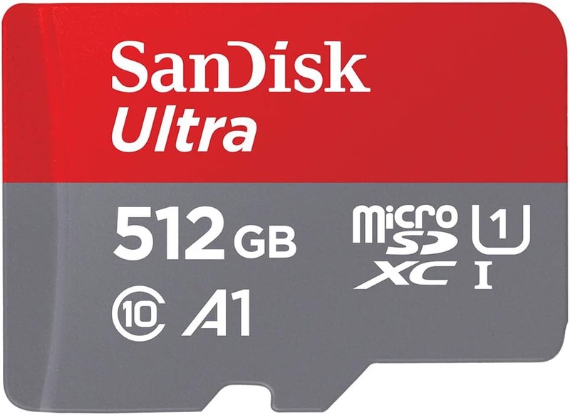 Amazon.com: SanDisk 512GB Ultra microSDXC UHS-I Memory Card with Adapter - 100MB/s, C10, U1, Full HD, A1, Micro SD Card - SDSQUAR-512G-GN6MA: Computers & Accessories