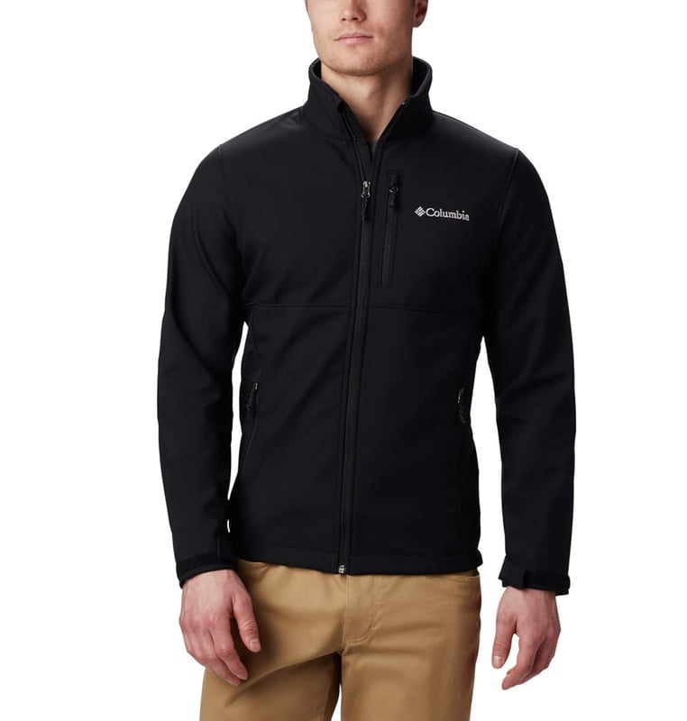 Columbia Men's Ascender Softshell Jacket, Water & Wind Resistant, Black, Medium at Amazon Men’s Clothing store