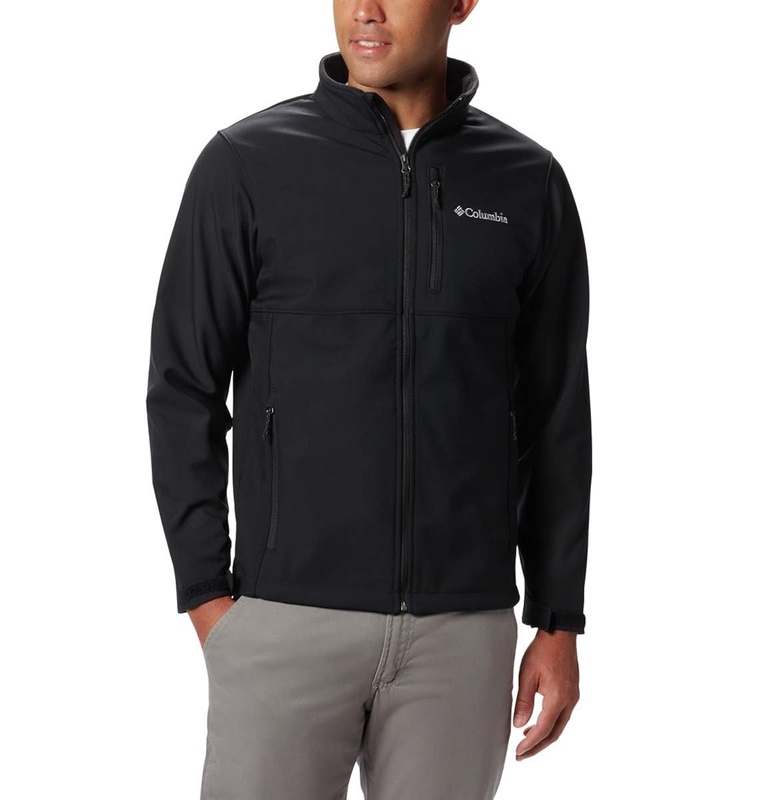 Columbia Men's Ascender Softshell Jacket, Water & Wind Resistant, Black, Medium at Amazon Men’s Clothing store