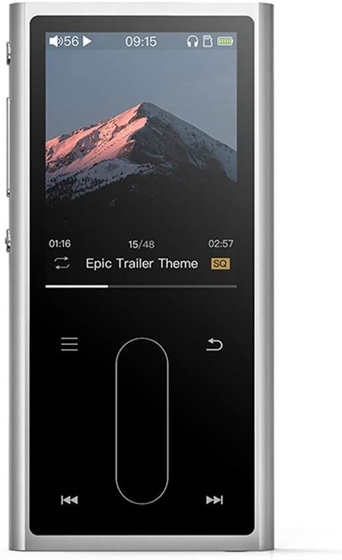 Amazon.com: FiiO M3K HiFi Metal Shell MP3 Player with Digital Voice Recorder,24 Hours Playback and Expandable Up to 512GB with Independent Lock & Volume Control,Silver: Home Audio & Theater