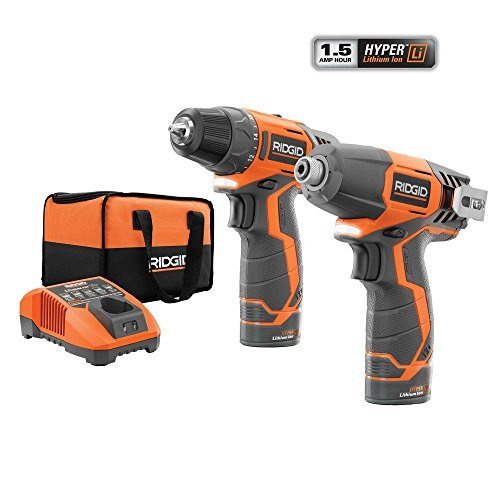Ridgid 12-volt Hyper Lithium-ion Drill/driver and Impact Driver Combo Kit