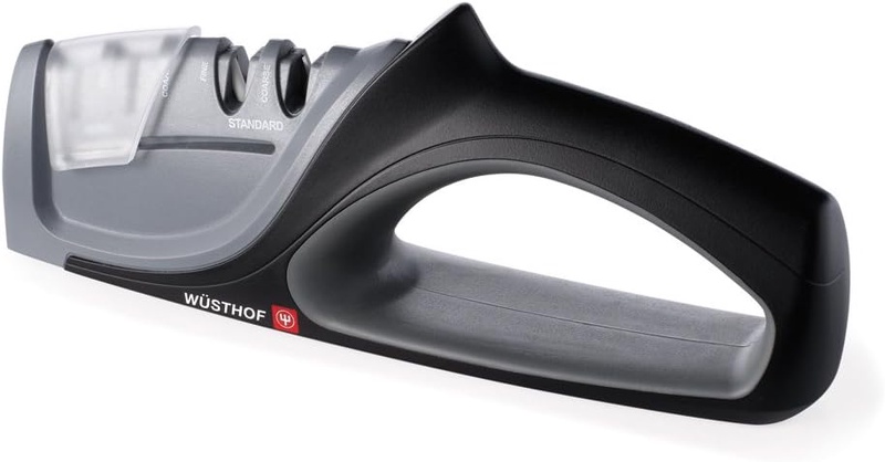 Amazon.com: Wusthof Unisex 4-Stage Hand Held Sharpener - 2944 Black: Kitchen & Dining