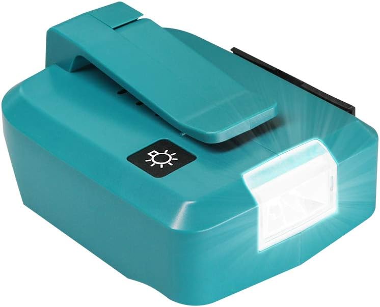 ADP05 USB Battery Power Source Charging Adapter for ADP05 Makita 14.4V&18V; Battery, with 2USB Ports, 1 Flashlight - - Amazon.com