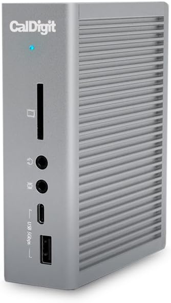 Amazon.com: CalDigit TS3 Plus Thunderbolt 3 Dock - 87W Charging, 7X USB 3.1 Ports, USB-C Gen 2, DisplayPort, UHS-II SD Card Slot, LAN, Optical Out, for 2016+ MacBook Pro & PC (Space Gray - 0.7m/2.3ft Cable)