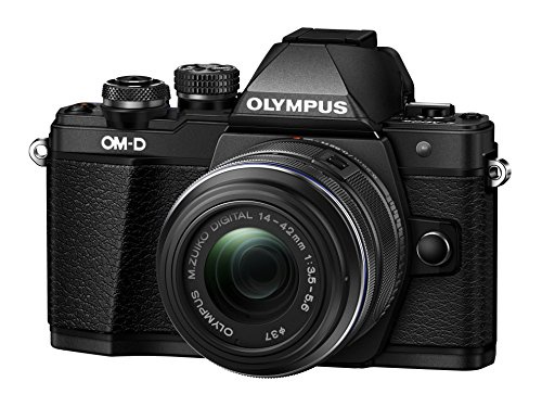 Olympus OM-D E-M10 Mark II Mirrorless Digital Camera with 14-42mm II R Lens (Black)