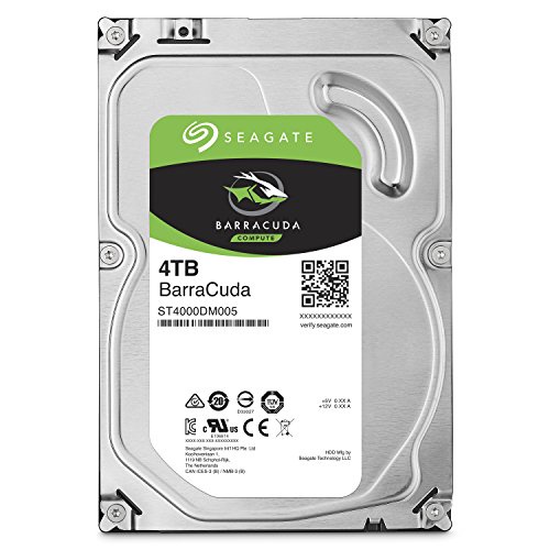 Seagate 4TB BarraCuda SATA 6Gb/s 64MB Cache 3.5-Inch Internal Hard Drive (ST4000DM005)