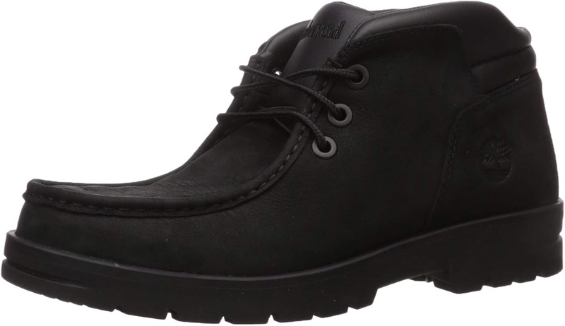Amazon.com | Timberland Men's Newtonbrook Moc Toe Chukka Boot, Black Nubuck, 9 M US | Chukka