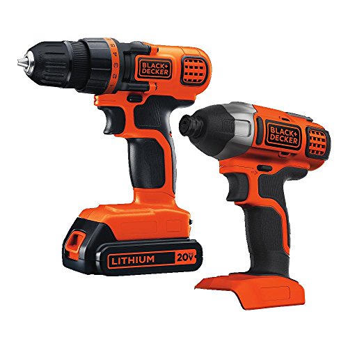 Black & Decker BD2KITCDDI 20V MAX Drill/Driver Impact Combo Kit