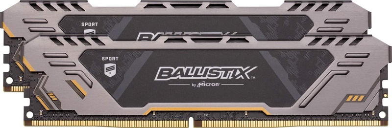 Ballistix Sport A.T. 16GB Kit (8GBx2) DDR4 3000 MT/s (PC4-24000) SR x8 DIMM 288-Pin Gaming Memory - BLS2K8G4D30CESTK at Amazon.com