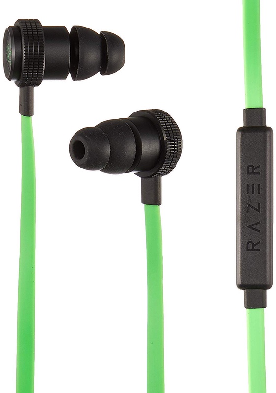 Amazon.com: Razer Hammerhead Pro v2 Earbuds: Custom-Tuned Dual-Driver Technology - In-Line Mic & Volume Control - Aluminum Frame - 3.5mm Headphone Jack - Green: Home Audio & Theater