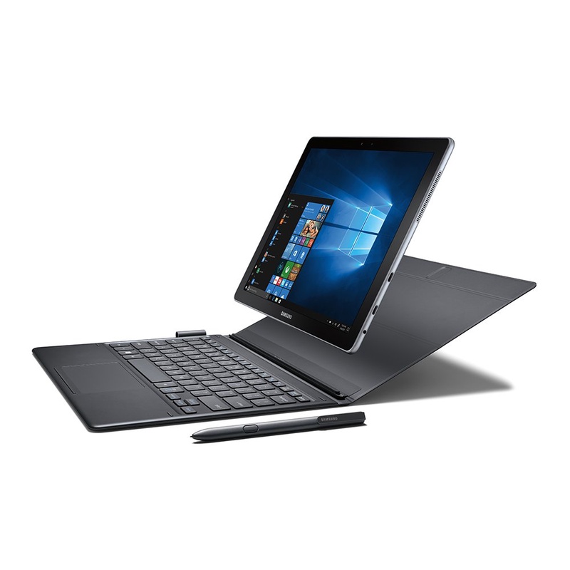 Amazon.com: Samsung Galaxy Book 12” Windows 2-in-1 PC (Wi-Fi) Silver, 8GB RAM/256GB SSD, SM-W720NZKAXAR: Computers & Accessories