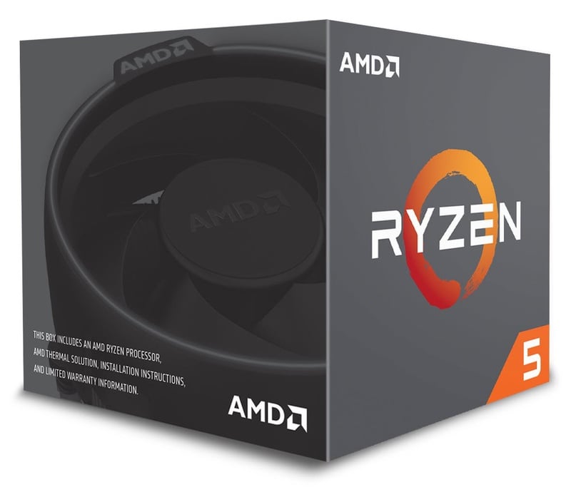 Amazon.com: AMD Ryzen 5 2600X Processor with Wraith Spire Cooler - YD260XBCAFBOX: Computers & Accessories