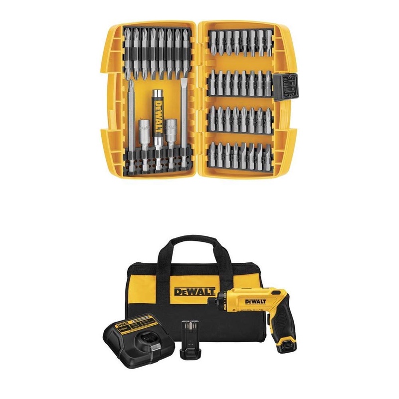 DEWALT 8V MAX Cordless Screwdriver Kit, Gyroscopic, 2 Batteries (DCF680N2) - Power Screw Guns - Amazon.com